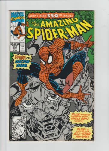 The Amazing Spider Man 350 Doctor Doom Cover Larson Marvel 1991 Vg