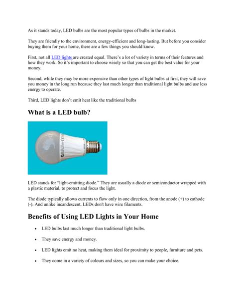 7 Things To Consider Before Buying Led Bulb