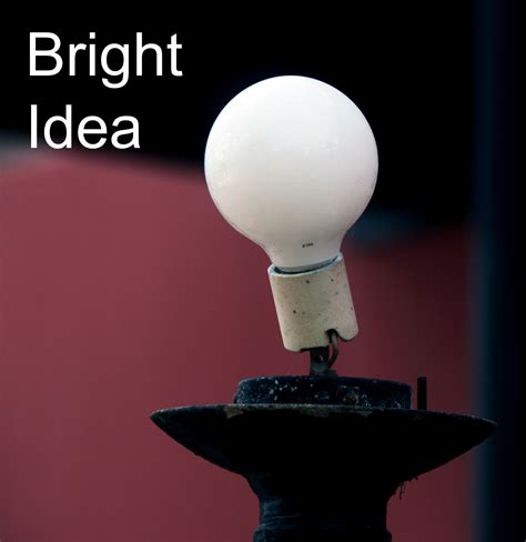 Bright Idea Free Stock Photo Public Domain Pictures