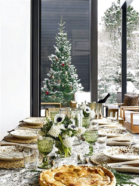 Dining At The Chalet Aerin Lauders Dining Room White Christmas