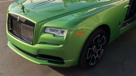 Rolls Royce Wraith Goes For The Java Green Color