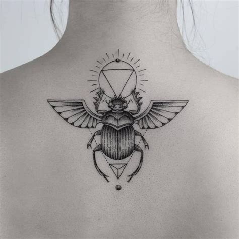 Egyptian Scarab Tattoo Symbol Of Creation And Emergence Tatuantes