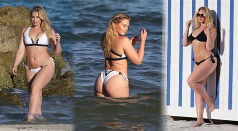 Iskra Lawrence Bikini Photoshoot Candids In Miami Hot Celebs Home