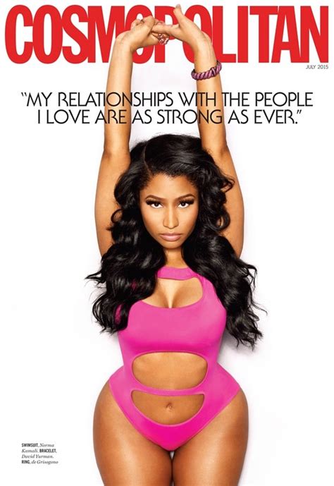 Nicki Minaj Covers The July Issue Of Cosmopolitan Bronze Magazine