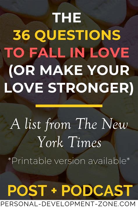 The New York Times Listed The 36 Questions To Fall In Love If You