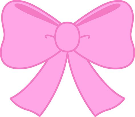 Cute Pink Bow Clipart Free Clip Art