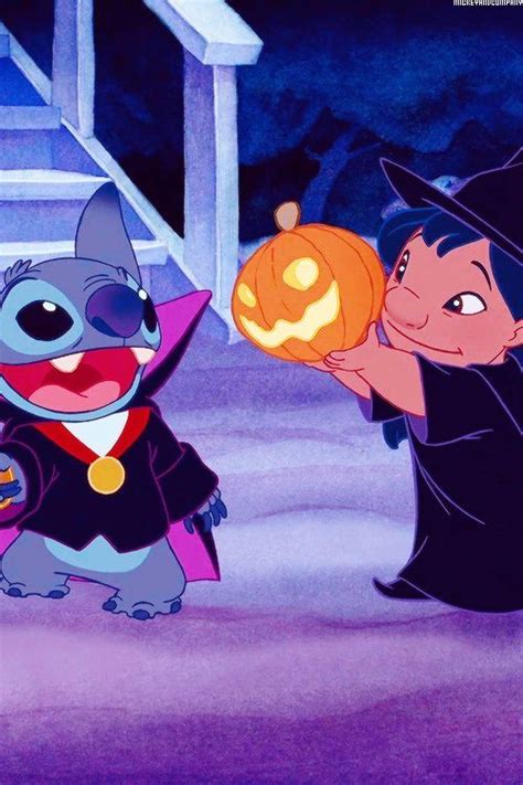 Stitch Cute Halloween Picture In 2020 Cute Fall Wallpaper Cute