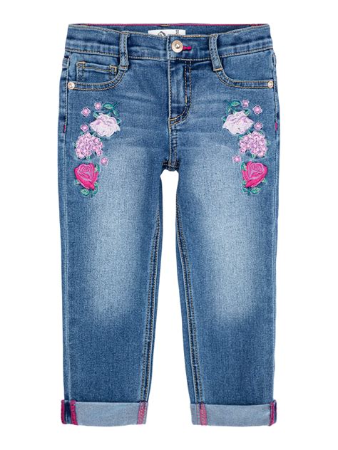 Jordache Jordache Toddler Girl Embroidered Fashion Jeans Walmart