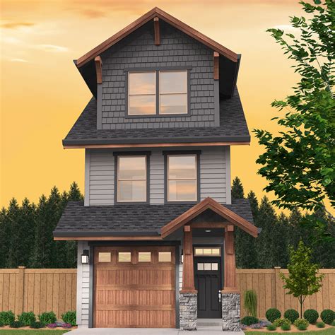 It is currently one of the buildings with most build stages in farmtown, with 27 build stages in total. Skinny Craftsman House Plan with Optional ADU - 85331MS ...