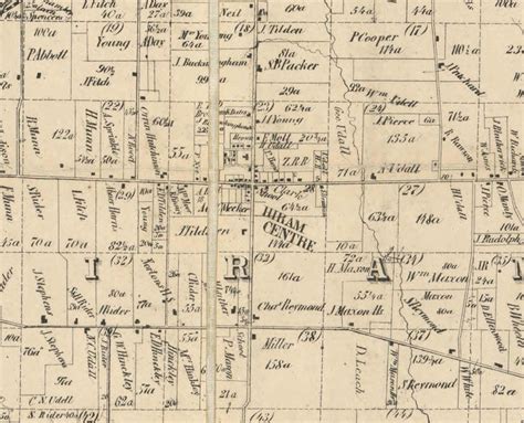 Portage County Ohio 1857 Old Wall Map Reprint With Homeowner Etsy