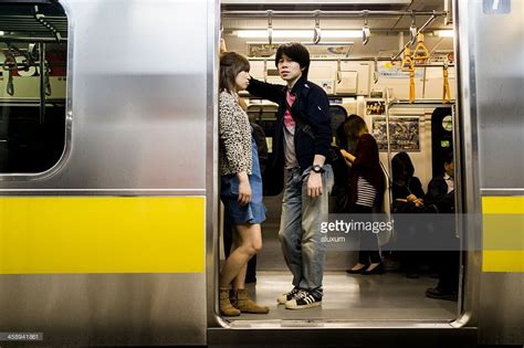 People Inside Subway Train In Tokyo Japanit Is Considered The Most Tokyo Japan Subway Tokyo
