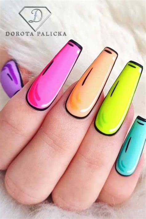 Best Viral Comic Book Pop Art Nail Design Ideas Creative Nail Ideas Pop Art Nails Creative