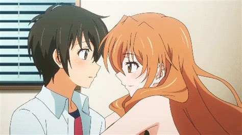 Anikam Romantic Anime Kiss Gif