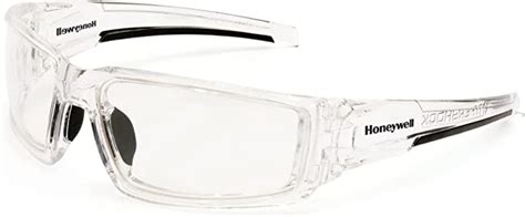 honeywell safety products by hypershock safety glasses clear frame with clear lens and uvextreme