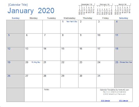 This template is available as editable word / pdf document. 2020 Calendar Templates and Images