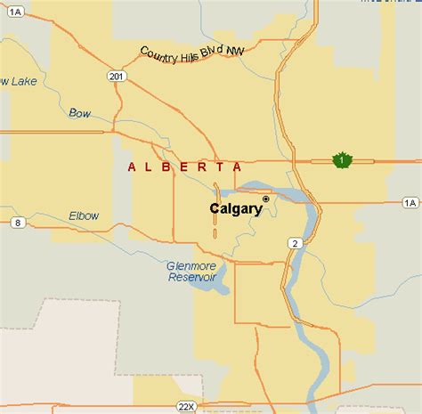 Calgary Map Region Alberta Listings Canada