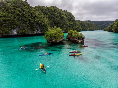 The Amazing World The Rock Islands Southern Lagoon Of Palau Between
