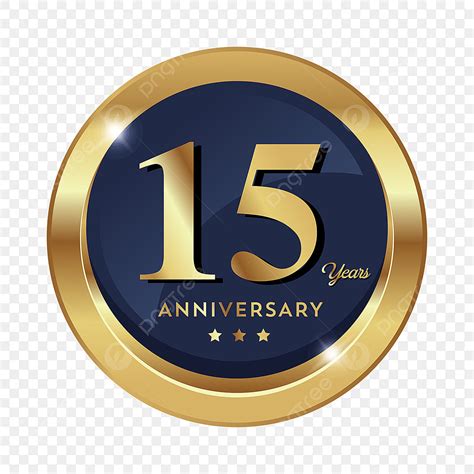 15th Anniversary Vector Hd Png Images 15th Anniversary Badge Logo Icon