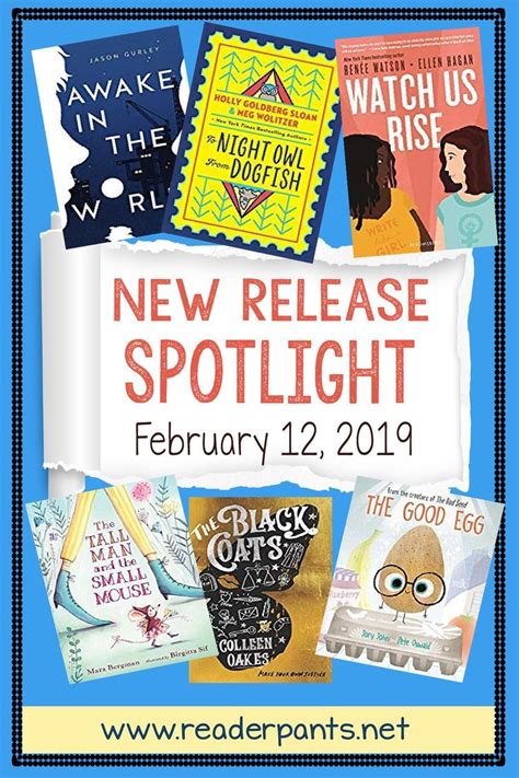 Sixteen New Book Releases For The Week Of February 12 2019 Titles