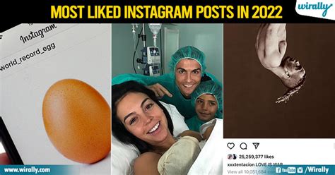 Top 10 Most Liked Instagram Posts In 2022 Wirally