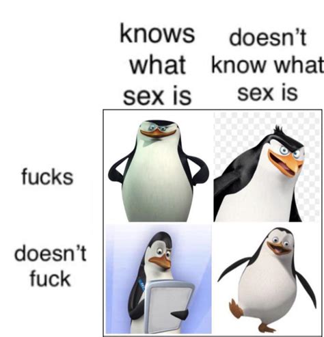 Penguins Of Madagascar Knows What Sex Is Table Knows What Sex Is Grid Know Your Meme