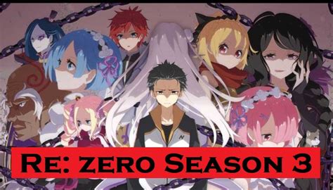 Rezero Season 3 Release Date Cast And Plot And Latest Updates 2021