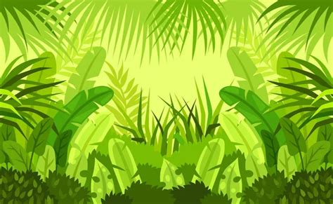 Summer Background With Jungle Stock Vector Image By ©scorpion333 75758685