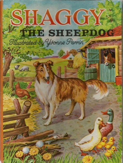 Shaggy The Sheepdog By Yvonne Perrin Illustrated Dog Book Rough Collie