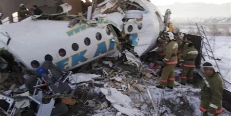 Crash Of A Fokker 100 In Almaty 12 Killed Bureau Of Aircraft
