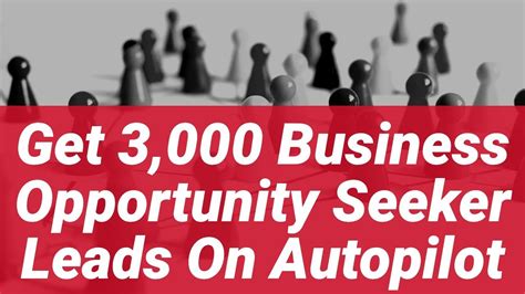 Get 3000 Fresh Business Opportunity Seeker Leads 2019 Youtube
