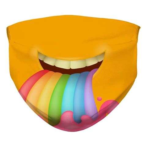 Emoji Pukes Rainbow Vomit Puke Emoticon Funny Yellow Etsy Rainbow