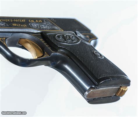 Walther Model 5 Gold Inlaid Pocket Pistol