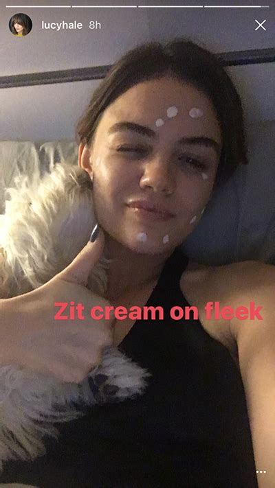 Lucy Hale Takes Selfie With Acne Treatment Teen Vogue