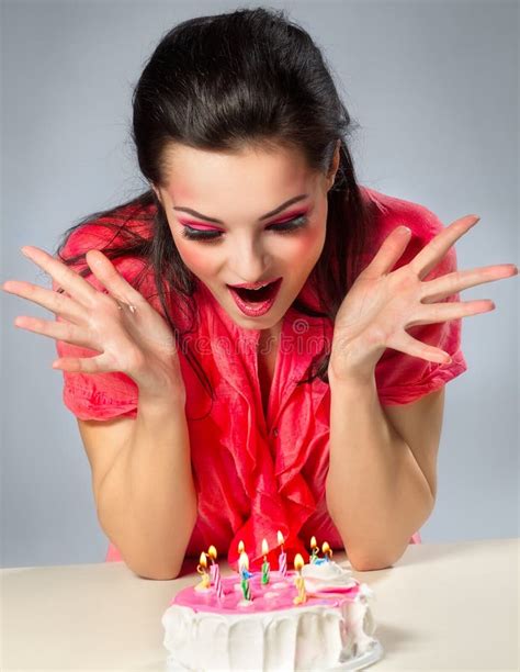 pretty girl rejoice in her birthday stock image image of lifestyle celebrate 29292959