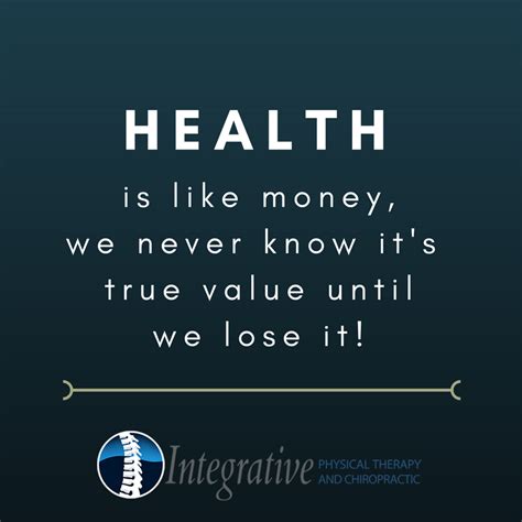 Health Is Wealth Literally Take Care Of The Body You Have Now So You