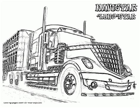 Free coloring pages for kids to print and color cars pictures. 25+ Pretty Photo of Semi Truck Coloring Pages ...
