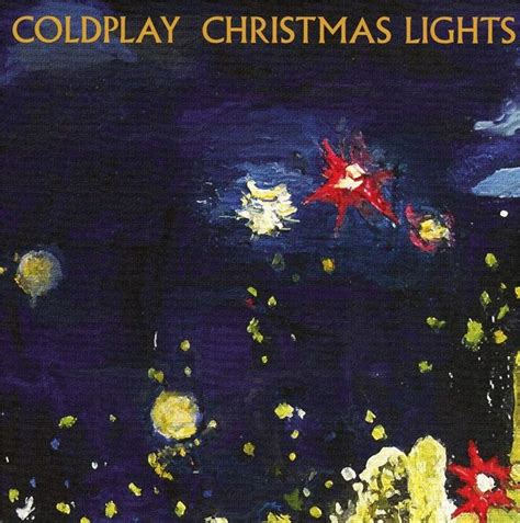 Coldplay Christmas Lights 7 Blue Vinyl Single