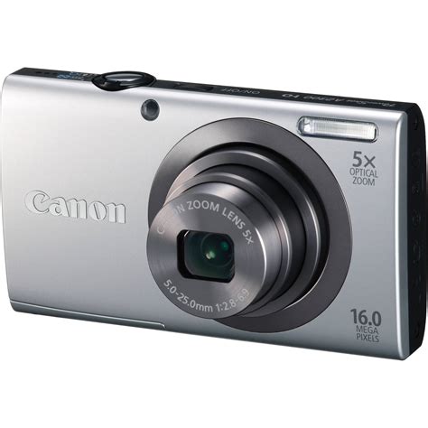 Canon Powershot A2300 Digital Camera Silver 6184b001 Bandh Photo