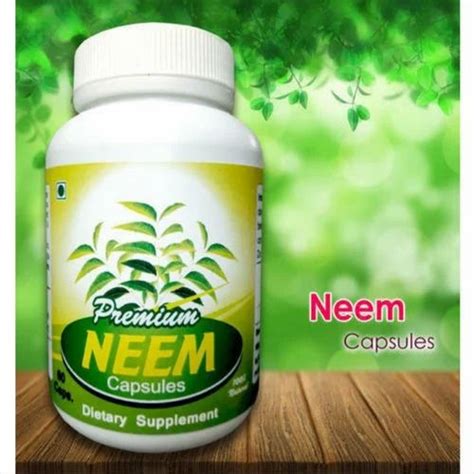 herbal neem capsules treatment immunity boost packaging type bottle at rs 175 bottle in new