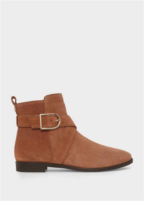 Ruthie Suede Ankle Boots Hobbs