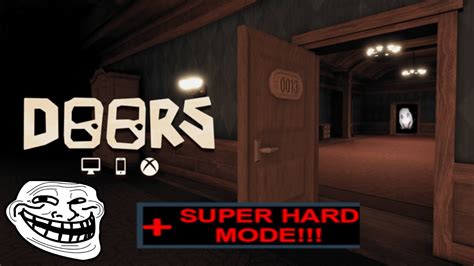 ROBLOX DOORS April Fools Update SUPER HARDMODE YouTube