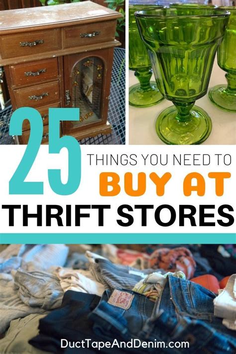 25 Things That You Should Always Buy At Thrift Stores Thrifting