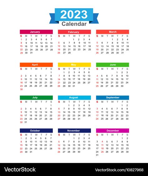 2023 yearly calendar printable