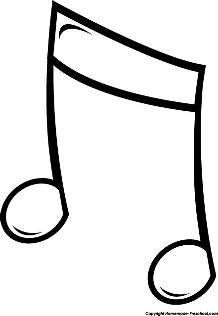 Music Notes Clipart Black And White Free Clipart Clipart Best