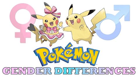 All Pokémon Gender Differences Youtube