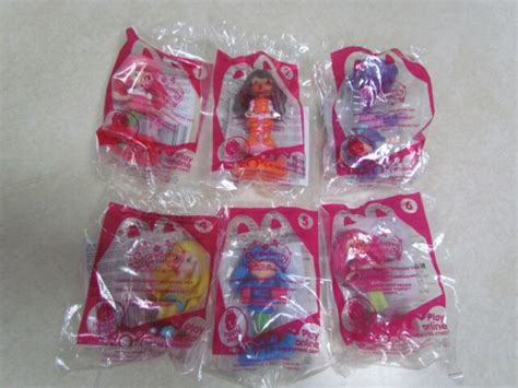 2011 Mcdonalds Strawberry Shortcake Happy Meal Toys Complete Set Of 6