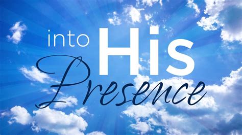 May 17, 2015. Into His Presence: The Art of Intercession – Why Pray