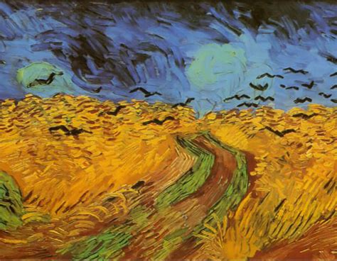 Campo De Trigo Com Corvos