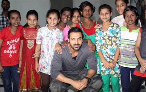 John Abraham Promoting Madras Cafe With Kids Photos Funrahi