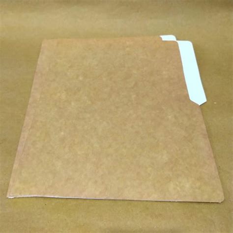 Brown Folder Long 9 12 × 14 12 With White Tab Supplies 247 Delivery